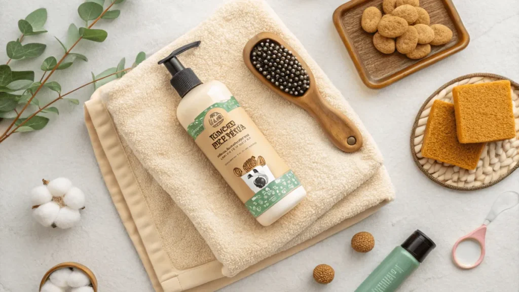 Essential tools to wash your dog at home