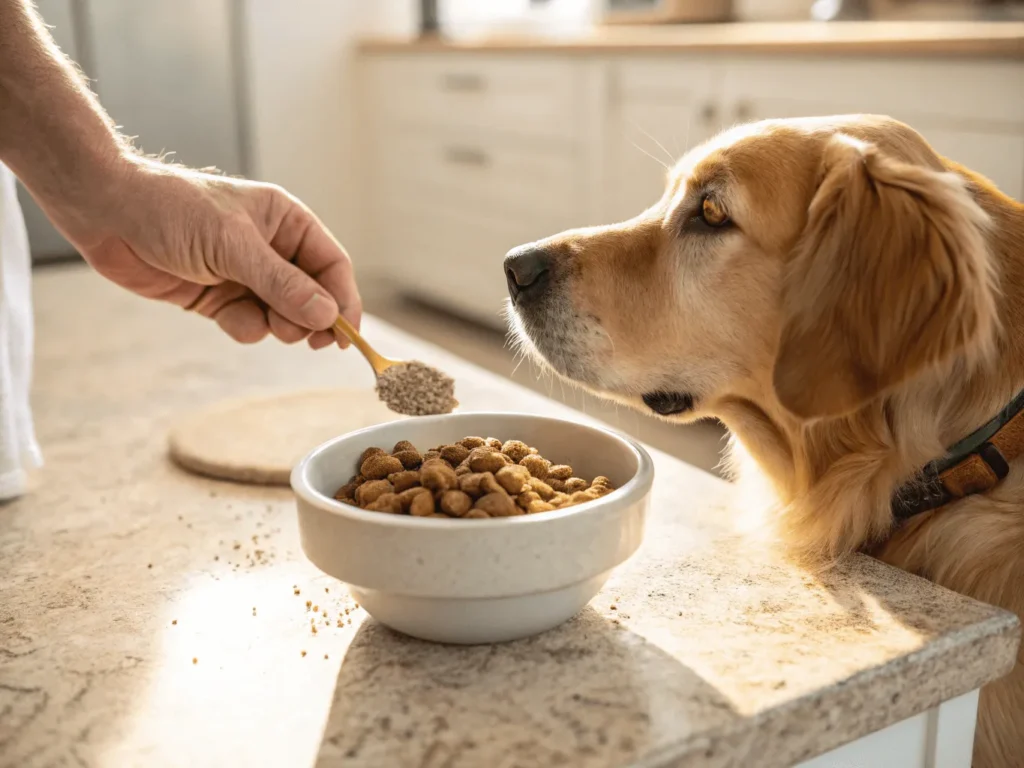 dog joint supplement powder in food